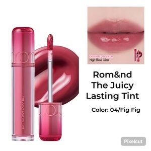 Rom&nd The Juicy Lasting High Gloss Lip Tint-04/Fig Fig